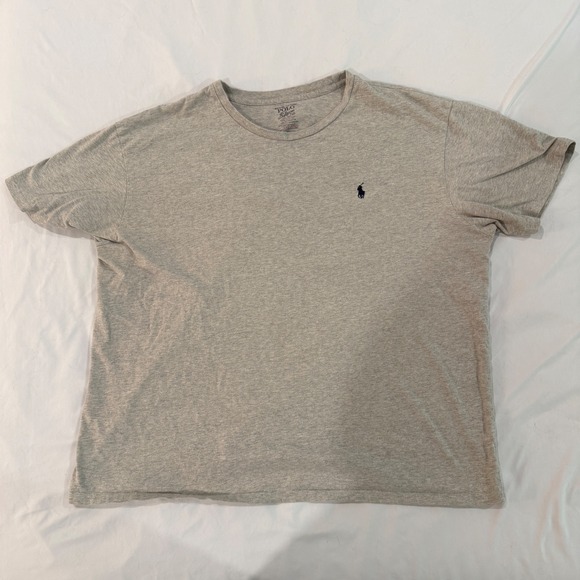 Polo Ralph Lauren Other - Polo Ralph Lauren Mens Heather Gray Crewneck T-Shirt XXL Pony Logo Cotton Tee